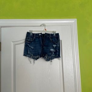 Denim shorts